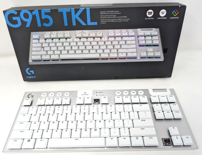 Logitech G915 TKL Lightspeed Wireless RGB Gaming Keyboard (Tactile) - READ