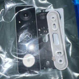 Alarm.com ADC VDB750 Wi Fi Video Doorbell Camera Black/White w/ Mount & Screws