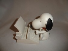 Peanuts Snoopy Hallmark Typewriter Phone Holder Caddy 2022 desktop, Paperweight thumbnail