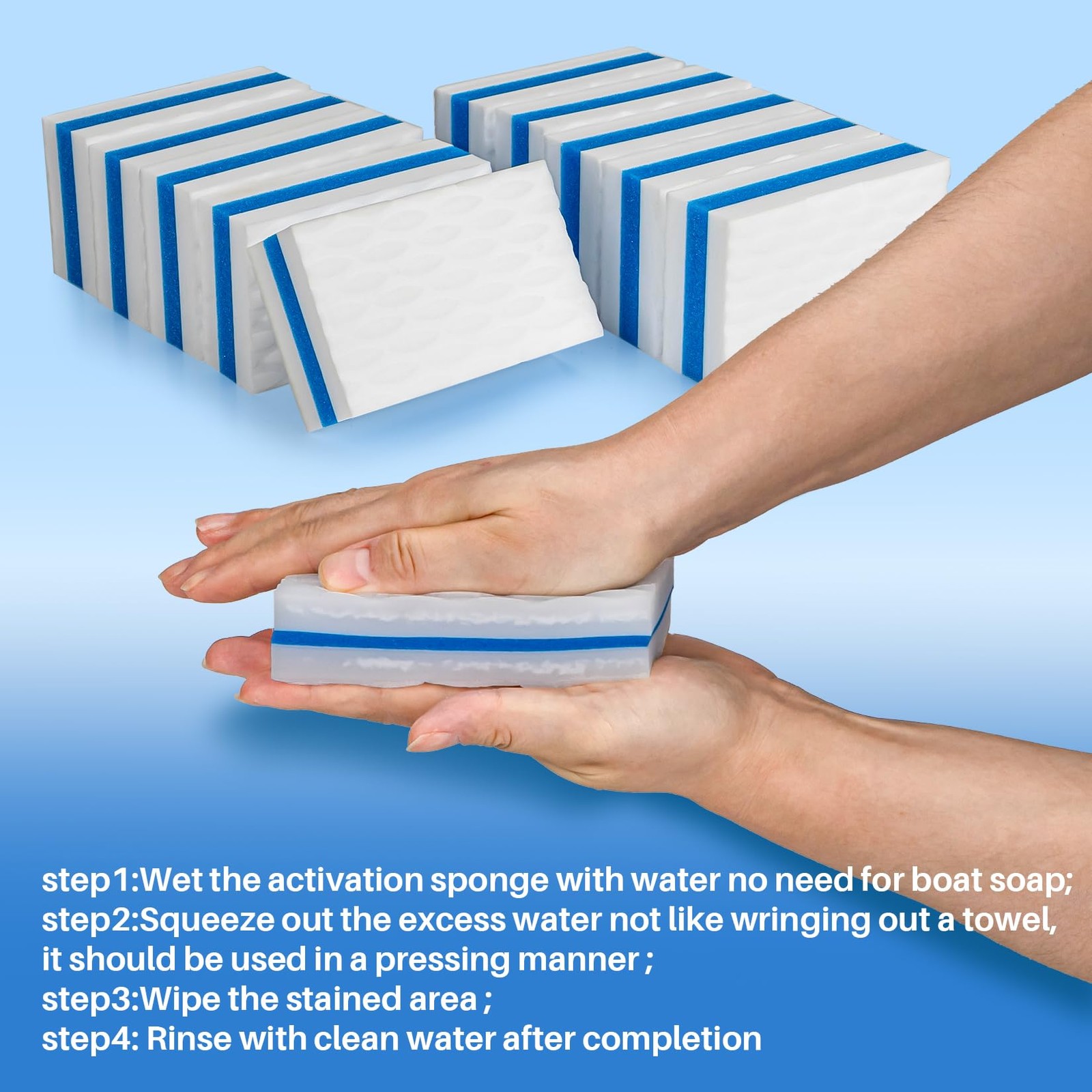 10PCS Boat Scuff Erasers - RAINFLOW Boat Wipes Boat Accessories for Women and...