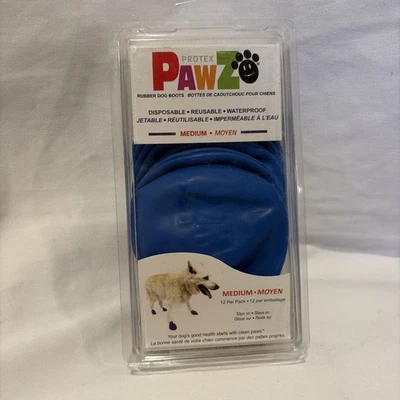 Protex Pawz Rubber Dog Boots Size Medium Benefits Charity - Image 1 of 3