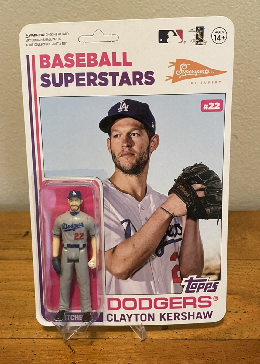 KERSHAWフィギュア 2020 Topps Big League Clayton Kershaw SUPER7 Figurine Dodgers