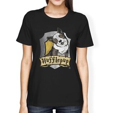 Image of 1Tee Womens Loose Fit Hufflepup Hogwarts T-Shirt