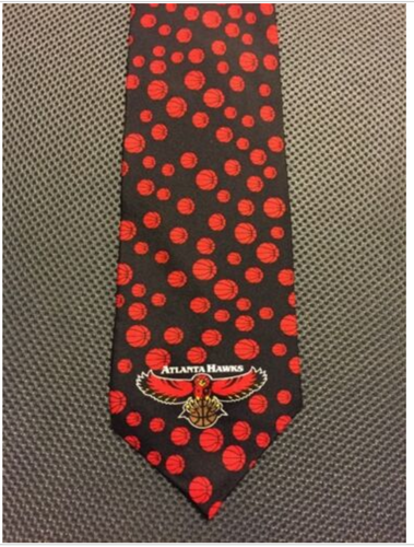 Mens Tie - NBA basketball - ATLANTA HAWKS - silk - NEW