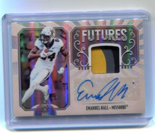 2019 Panini Legacy - EMANUEL HALL - Autograph 3 Color College Patch - TIGERS