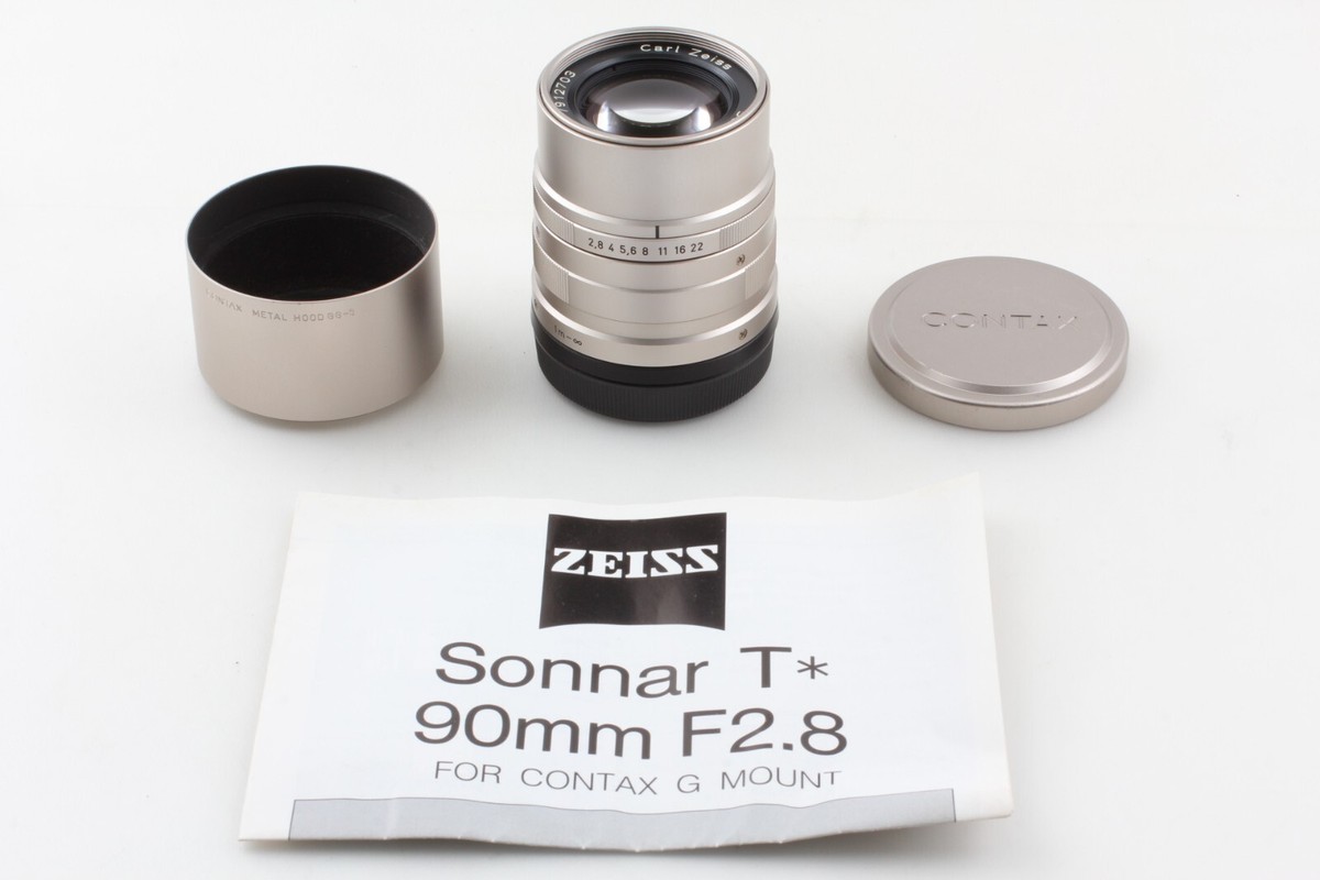 ⭐︎⭐︎carl zeiss Sonnar 2,8/90 T HOOD GG-3 MINT] Contax Carl Zeiss Sonnar T* 90mm f2.8 Lens /GG-3 Hood