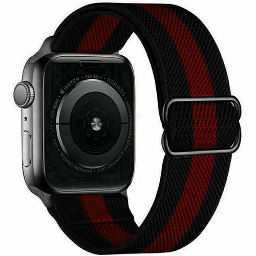 Elastyczny pasek do Apple Watch Series 9/8/Ultra2/7/6/5/SE 38-45mm 49mm nylonowy pasek - Zdjęcie 20 z 29