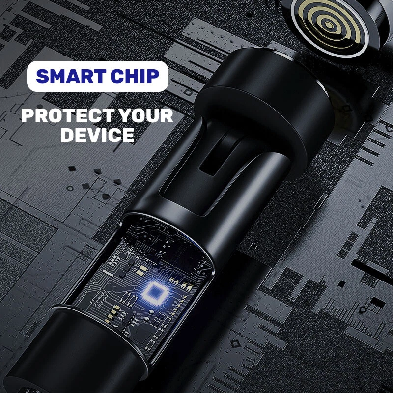 Magnetic 540 Fast Charging Data Cable Cord Charger For Type-C Micro USB iPhone - image 3 of 4