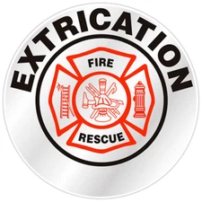 Extrication Fire Rescue Dept Bumper Sticker Military Vinyl Soldier Decal 5"