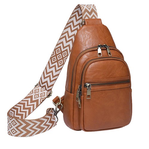 Women Chest Sling Bag Hiking Cross Body Messenger Shoulder Sports Backpack - Picture 13 of 18
