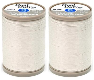 Dual Duty Xp Heavy Thread 125yd-Natural | eBay