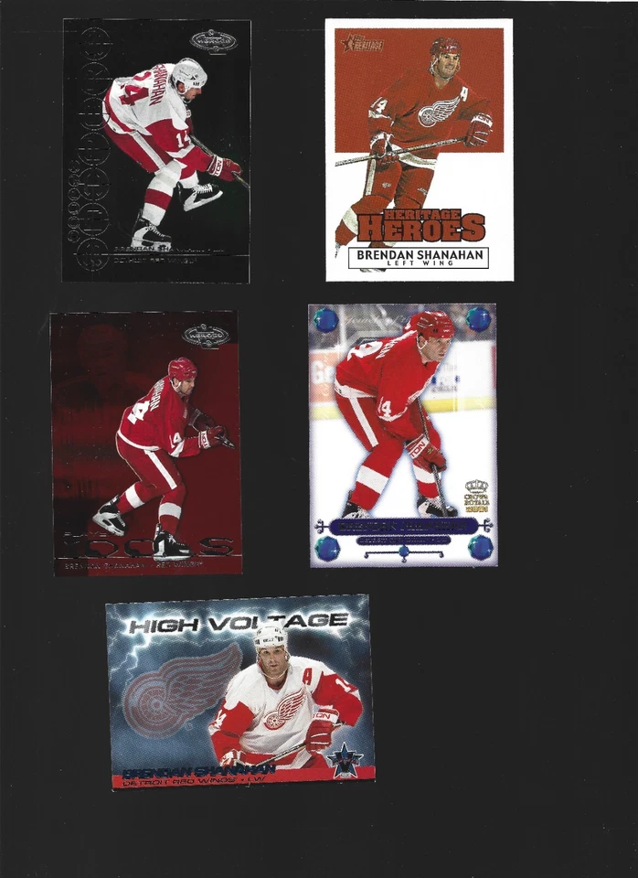 2000-01 Brendan Shanahan insert cards Detroit Red Wings You Pick - Image 2 of 2