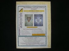 Keepsake FRAMEY Embossing Board NEW Sealed GLITTER GIRLS Card Embellisher 