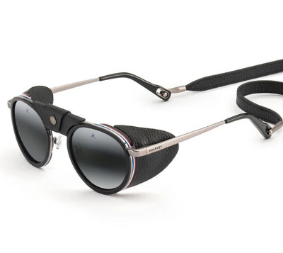 Vuarnet Sunglasses VL211000021136 VL2110 NEW GLACIER 2110 Black/Flag + Greylynx