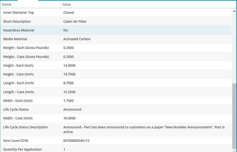 Салонный воздушный фильтр WIX для TOYOTA LAND CRUISER 2008-2011 V8-5,7 л - Изображение 4 из 4