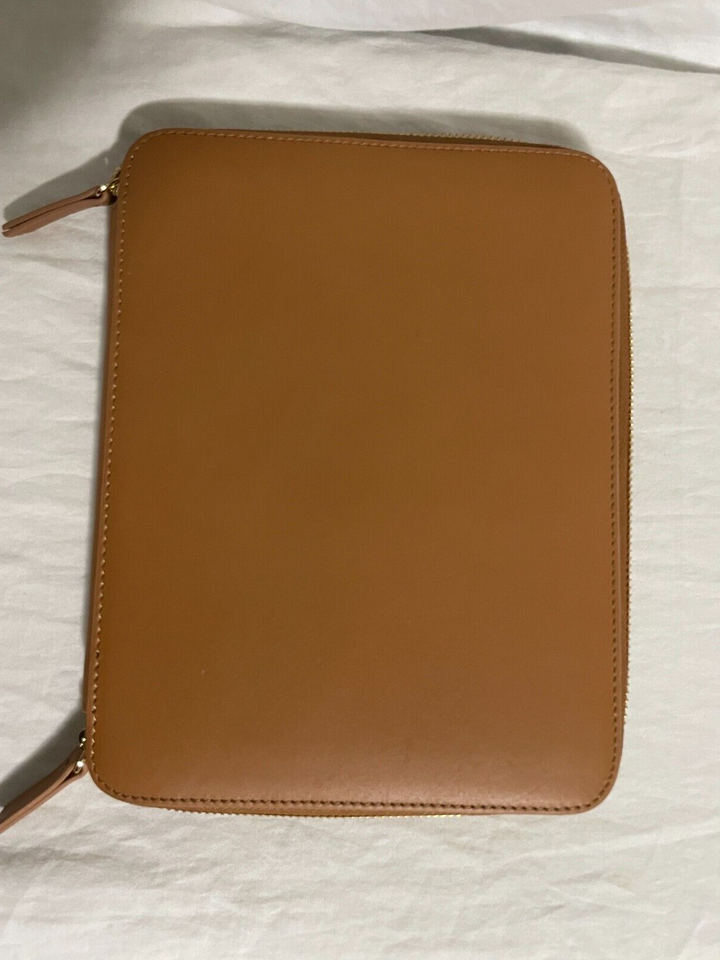 Mark and Graham Essential Tech Leather Folio, Brown, 9"x7" NEW! eBay