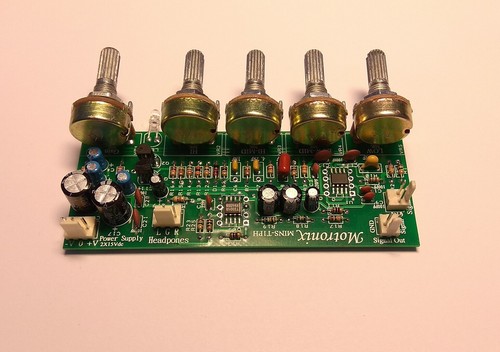Preamplificador de guitarra/instrumento con control de tono de 4 bandas con dos auriculares amplificador - Imagen 5 de 11