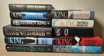 Stephen King Hardcover Konvolut Needful Things Desperation From A Buick 8 Dark Half