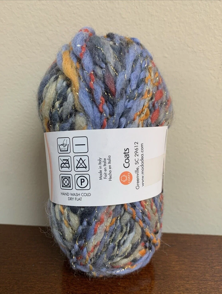 Brand New Moda Dea Cache Multi Color Yarn Rendezvous 2368 Italy - Image 2 of 4