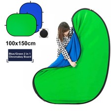 Foldable Chromakey Backdrop Background Cloth Green Blue Screen Double Sided