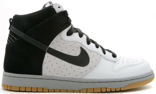 Nike Dunk High Notebook 316923-101 Black White High Top 2007 