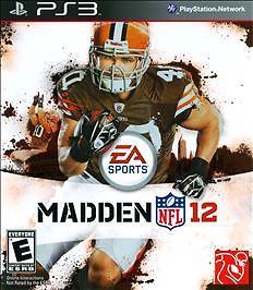 Madden NFL Football 12 Sony PlayStation 3 Complete PS3
