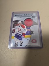 2005-06 MIKE RIBEIRO SP GAME USED RED JERSEY CARD. MONTREAL CANADIENS.