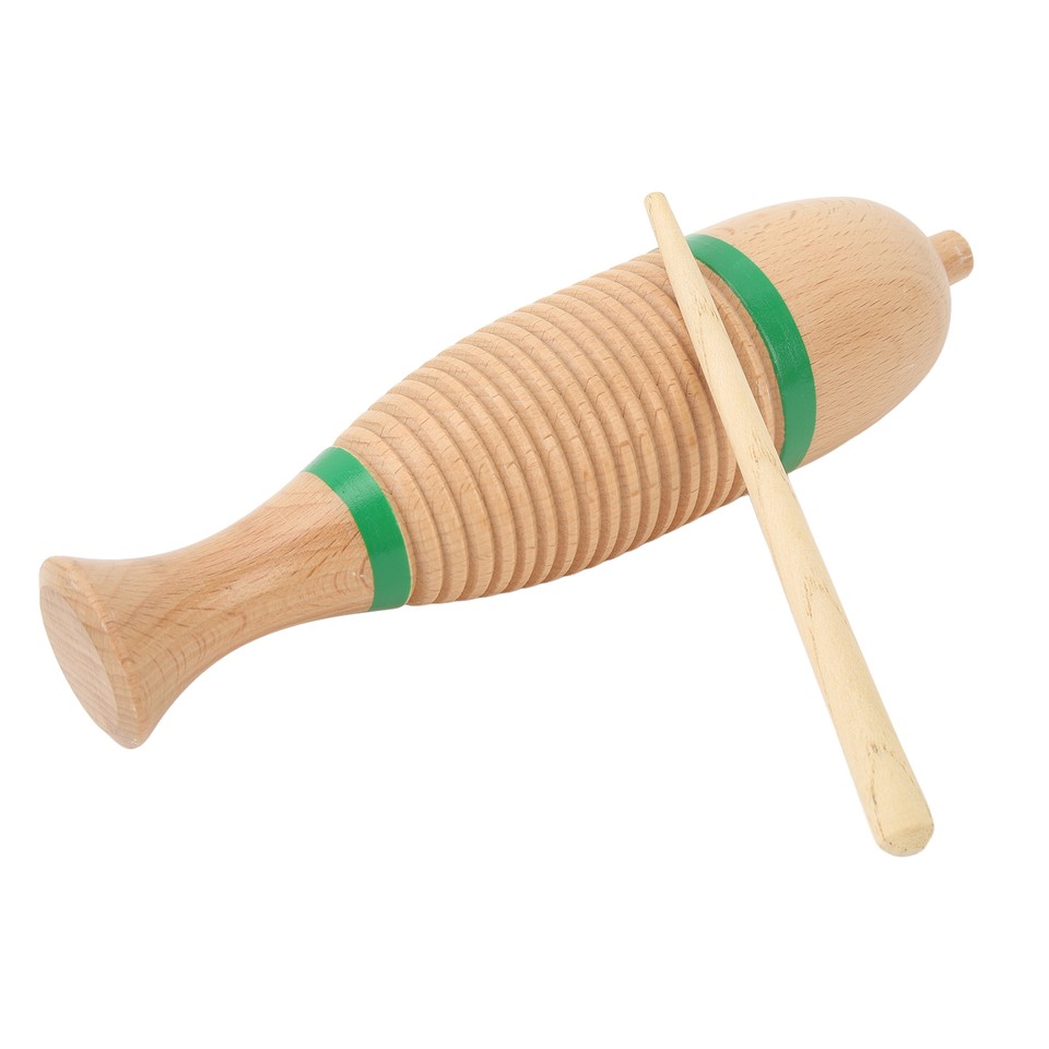 Fischförmige Guiro Holz Latin Percussion Musikinstrumente Mit Rhythmus