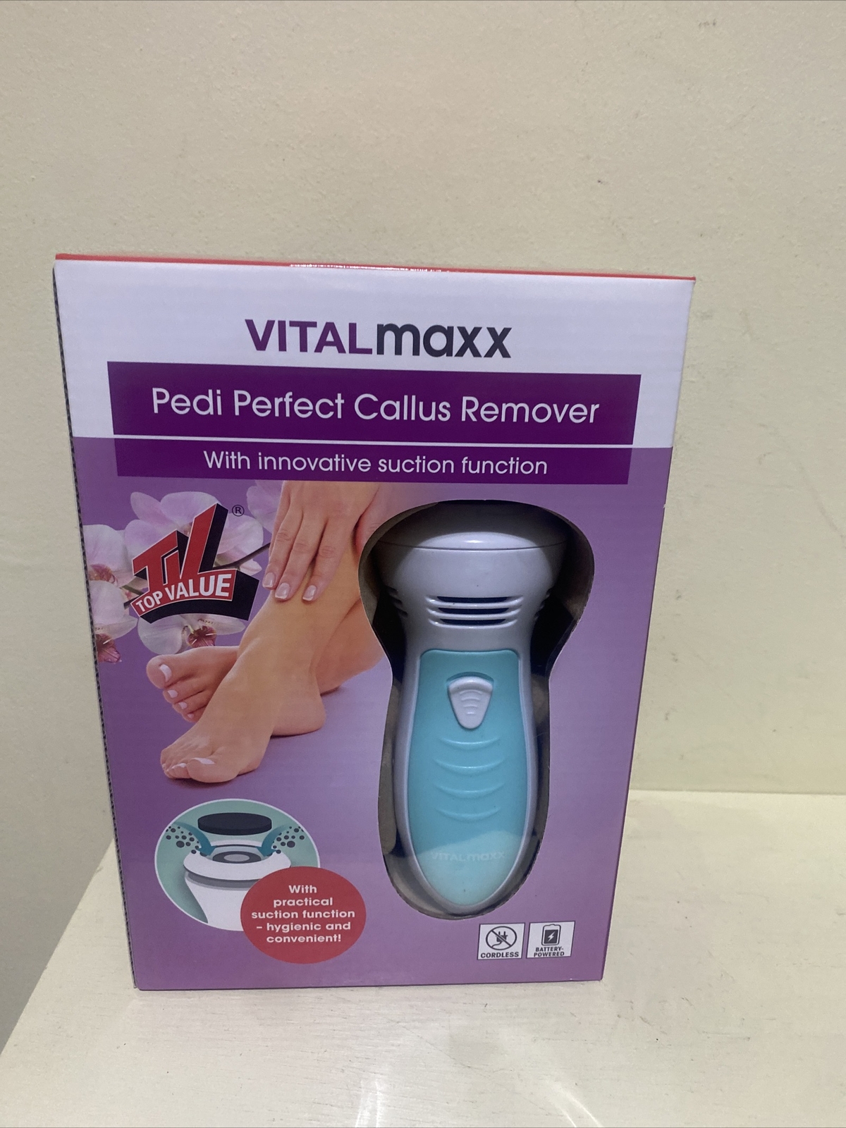 VitalMaxx Pedi Perfect Callus Remover with Innovative Suction Function