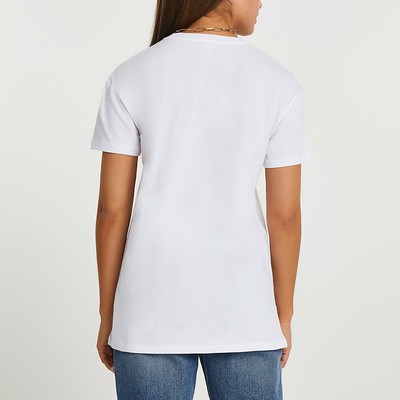 River Island Womens White Short Sleeve 
