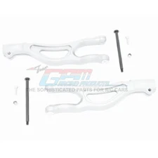 GPM Racing Aluminum Front Upper Arms Silver : 1/5 KRATON 8S BLX Monster Truck