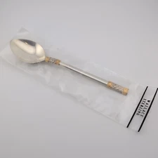Wallace Golden Aegean Weave Sterling Silver Oval Soup Spoon - 7 1/4" - New
