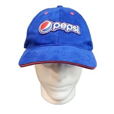 Pepsi Red and Blue Soda Gear Hat Baseball Cap One Size Unisex Adults Snapback