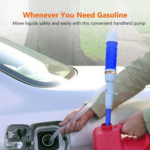 Portable Electric Hand Syphon Pump Pipe Oil Diesel Fuel Water Transfer Battery - Picture 6 of 16