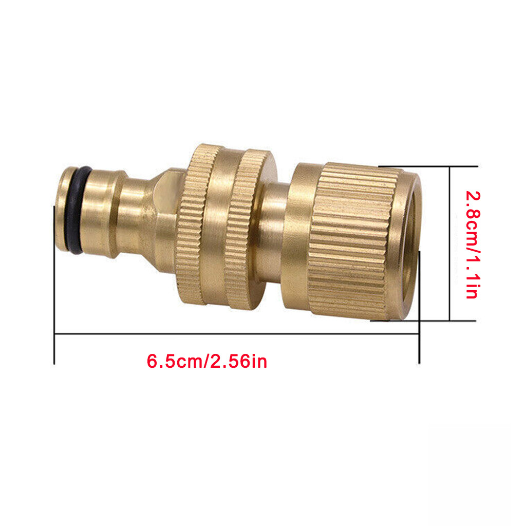 3/4" Garden Hose Quick Connect Water Hose Fit Female Male Connector Set