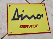 Ferrari Dino service nostalgia Sign