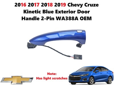 2016 2017 2018 2019 Chevy Cruze Kinetic Blue Exterior Door Handle 2-Pin WA388A
