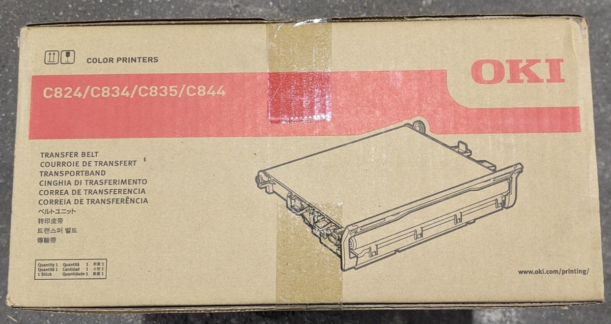 New OKI c824 c834 c835 c844 transfer belt - part number 47074502 