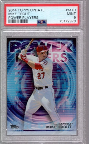 2014 Topps Update MIKE TROUT Power Players #MTR PSA 9