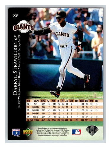 Darryl Strawberry Collection - Pick One - Fill Your Set - Mets Dodgers Giants - Picture 59 of 61