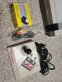 Nintendo NES Bundle Advantage Controller Power AV Cable Lockout Free Tested