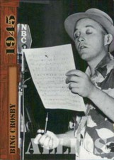 2021 Historic Autographs 1945 The End of WWII #134 Bing Crosby Singer 