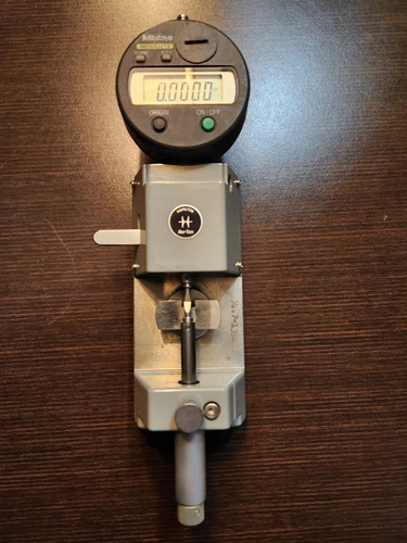 Hamilton Kwik Chek Bench mike Gage w/ Blade Contacts, Mitutoyo digital indicator