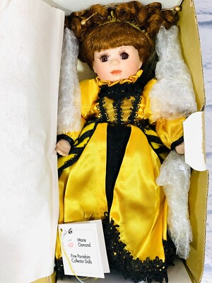 New Marie Osmond Queen Bee Bitty Fine Porcelain Doll Collectible 10'' **READ