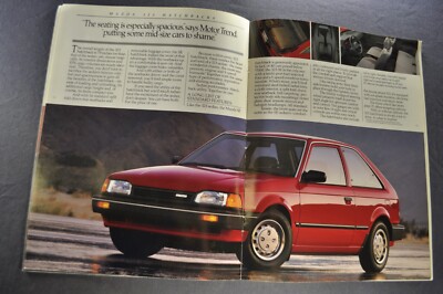 濱田ページ 1988 Mazda 323 Catalog Brochure LX SE GT Sedan Hatchback Excellent