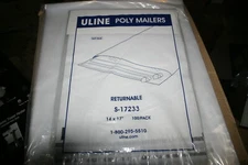 ULINE S-17233 POLY MAILERS 14X17 100/PACK U-LINE Straight from the case!!!