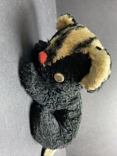Tasso vintage Gund Skunk Naso rosso raro peluche imbottito gommapiuma anni '50 60 - Foto 2 di 8