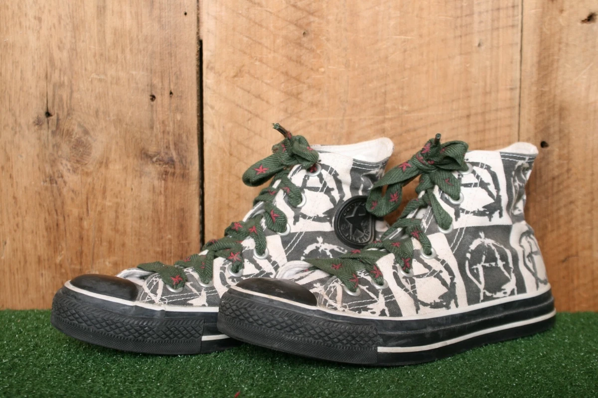 Checkered high sale top converse