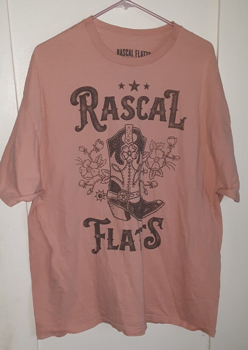 Rascal Flats concert tour lp cd T Shirt XL Extra Large-image