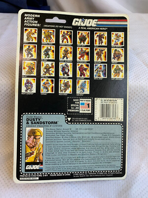 1990 Hasbro GI Joe DUSTY & SANDSTORM Action Figure in SEALED